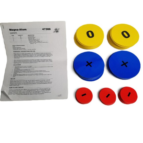 Magna-Atom Educational Science Kit 47388 Complete Atomic Structure Teaching Set - Picture 1 of 9